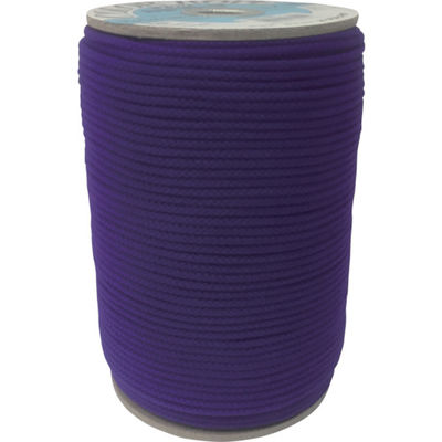 ユタカメイク アクリルカラーボビン巻 3mm×150m パープル PAC-406 1巻 794-6911（直送品）