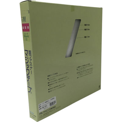 ユタカメイク 縫製用マジックテープ切売り箱 B 25mm×25m ホワイト PG-521 1巻(1個) 794-7127（直送品）