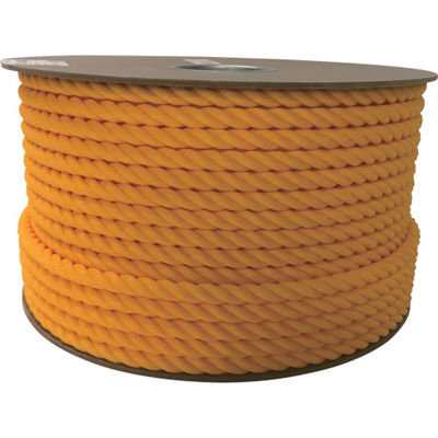 ユタカメイク ポリエチレンロープドラム巻 12mm×100m イエロー PRE-60 1巻 794-7666（直送品）