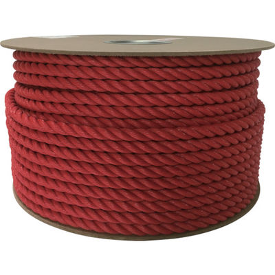 ユタカメイク ポリエチレンロープドラム巻 12mm×100m レッド PRE-61 1巻 794-7674（直送品）