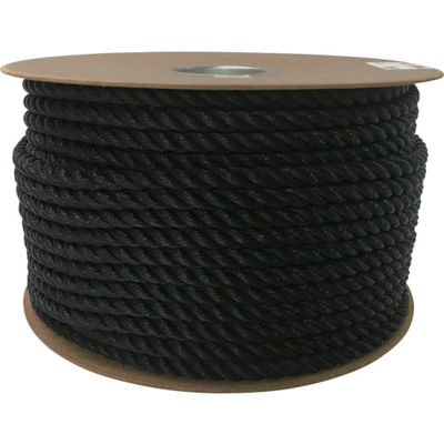 ユタカメイク ポリエチレンロープドラム巻 12mm×100m ブラック PRE-64 1巻 794-7691（直送品）