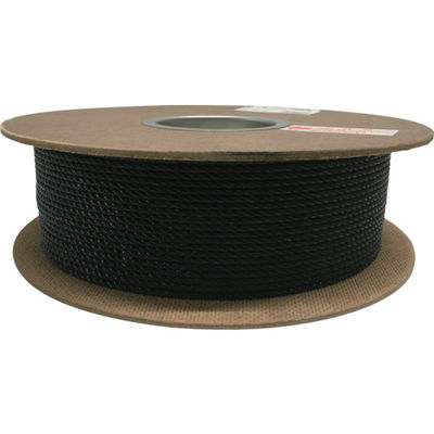 ユタカメイク ポリエチレンロープドラム巻 3mm×200m ブラック PRE-74 1巻 794-7771（直送品）