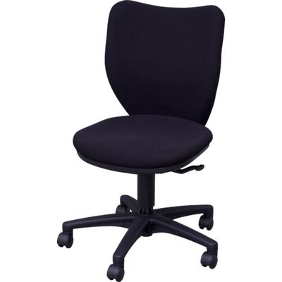 アイリスチトセ IRIS オフィスチェア ミドルバックタイプ ブラック BIT-BX45-L0-F-BKBK 1脚 790-2018（直送品）