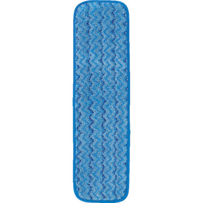 ラバーメイド モップ クイックコネクト モッピングシステム マイクロファイバー 水拭き用 ブルー 縦140×横470mm Q410BL 1個（直送品）