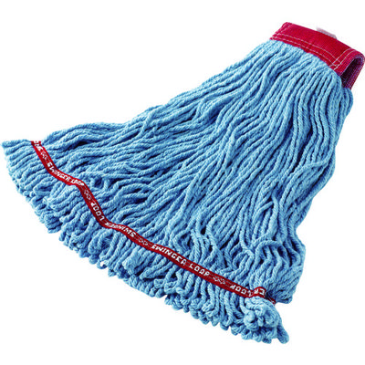ニューウェルブランズ・ジャパン ラバーメイド スウィングループ・シュリンクレスモップ ウェットタイプ ブルー C2520665 1個（直送品）