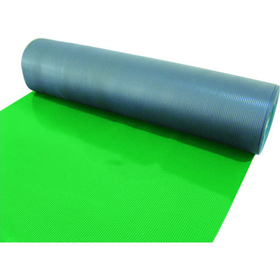 トラスコ中山 TRUSCO 塩ビマット B山 グリーン 1.5mmX915mmX20m TEBM-920-GN 1巻(1本)（直送品）