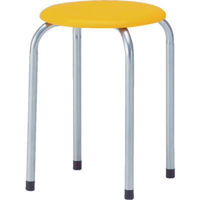 トラスコ中山 TRUSCO 丸イス 塗装脚 Φ320XH445 オレンジ TMSP-OR 1脚(1台) 818-3821（直送品）