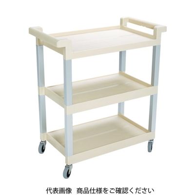 ラバーメイド 樹脂製ワゴン ユーティリティカート ブラック 最大積載量90kg 854×473×959 34248807 1台（直送品）