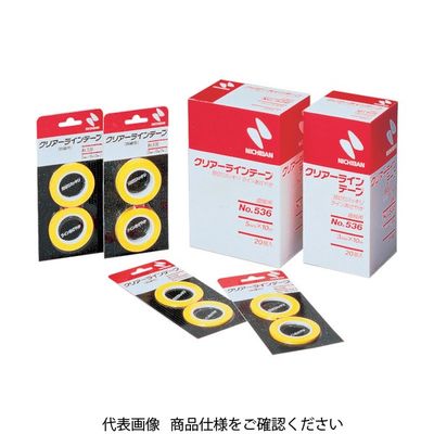 ニチバン クリアーラインテープ 536(曲線用)10mm×10m(2巻入) CL536-10 1パック(2巻) 795-4727（直送品）