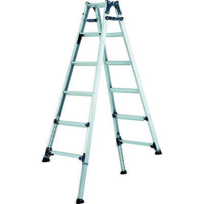 アルインコ 伸縮脚付きはしご兼用脚立(踏ざん幅60mm・各脚441mm伸縮) PRT180FX 1台 820-2641（直送品）