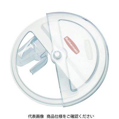 ラバーメイド 【売切廃番】ブルートコンテナ用スライド式フタ、スクープセット ホワイト 9G7701 1個(1組)（直送品）