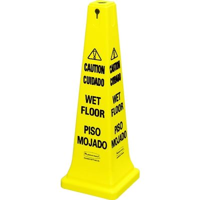 ニューウェルブランズ・ジャパン ラバーメイド セーフティコーン 2ヶ国語 イエロー 62767704 1個 819-3926（直送品）