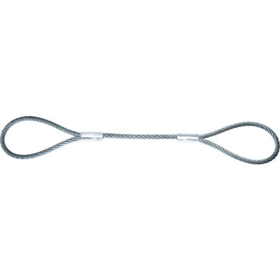 トラスコ中山 TRUSCO ワイヤーロープスリング Aタイプ アルミロック 18mmX3m TWAL-18S3 1本 819-1707（直送品）