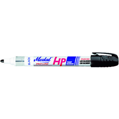 LACO Markal 工業用マーカー 「PAINTーRITER+OILY Surface HP」 黒 96963 1本（直送品）
