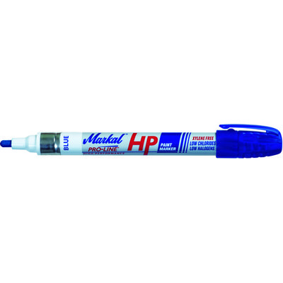 LACO Markal 工業用マーカー 「PAINTーRITER+OILY Surface HP」 青 96965 1本（直送品）