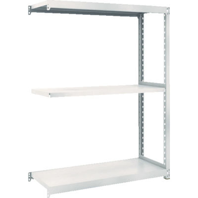 TRUSCO スチールラック M2型軽中量棚 1760X450XH1500 3段 連結 ネオグレー M2-5643B NG 1セット(1個)（直送品）