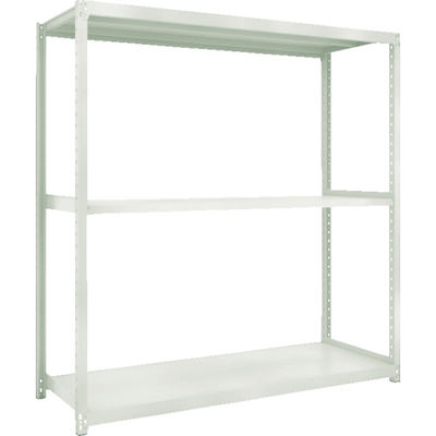 TRUSCO スチールラック M2型軽中量棚 860X600XH1800 3段 単体 ネオグレー M2-6363 NG 1セット(1個)（直送品）