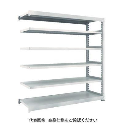 TRUSCO スチールラック M3型中量棚 900×571×H1800 6段 連結 ネオグレー M3-6366B NG 1セット(1個)（直送品）