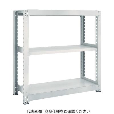 TRUSCO スチールラック M5型中量棚 900X571XH1200 3段 単体 ネオグレー M5-4363 NG 1台(1個)（直送品）