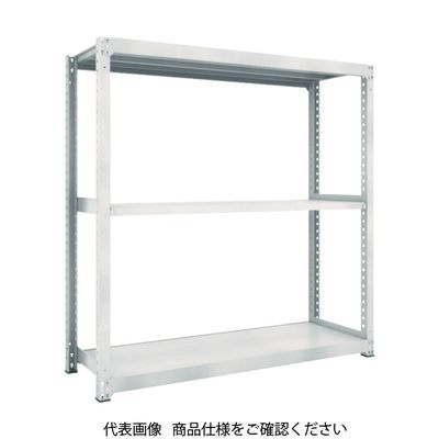 TRUSCO スチールラック M5型中量棚 1800X471XH1800 3段 単体 ネオグレー M5-6653 NG 1台(1個)（直送品）