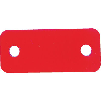 トラスコ中山 TRUSCO 靴用ネームプレート10枚入 赤 TSNP-R 1袋(10枚) 818-3725（直送品）