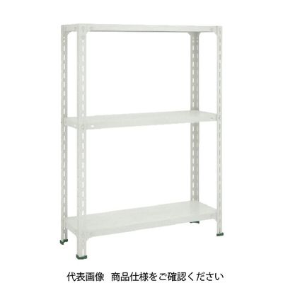 トラスコ中山 TRUSCO スチールラック 軽量棚開放型 1800X300X1200 天地3段 ネオグレー 46V-13 NG 1台(1個)（直送品）