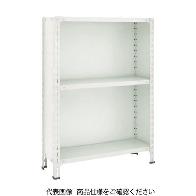 TRUSCO スチールラック 軽量棚背板・側板付 1800X450X1200 天地3段 ネオグレー 46X-23 NG 1台(1個)（直送品）