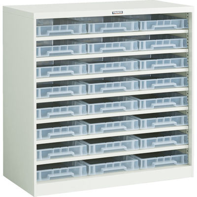 トラスコ中山 TRUSCO コンテナラックケース バンラックケース CF型 Fー4TMX24個付 307CF-D24TM 1台(1個)（直送品）