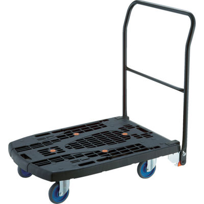 トラスコ中山 TRUSCO 樹脂台車 カルティオビッグフラット 回転 900X600 黒 MPK-906F2-BK 1台 818-6991（直送品）