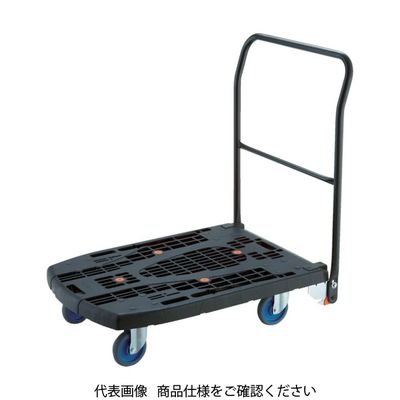 トラスコ中山 TRUSCO 樹脂台車 カルティオビッグフラット 回転 900X600 4輪自在 青 MPK-906F2J-B 1台（直送品）