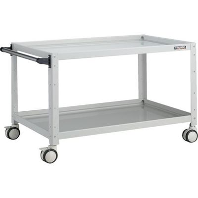 トラスコ中山 TRUSCO ツールワゴン バーディワゴン 900X600XH600 2段 ホワイト BDW-692D-W 1台（直送品）
