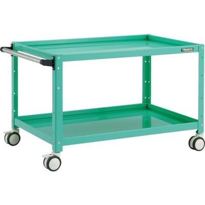 トラスコ中山 TRUSCO ツールワゴン バーディワゴン 900X600XH600 2段 ヤンググリーン BDW-692D-YG 1台（直送品）