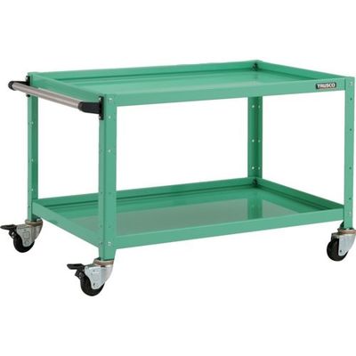 トラスコ中山 TRUSCO ツールワゴン バーディワゴン 900X600XH600 2段 ヤンググリーン BDW-692-YG 1台（直送品）