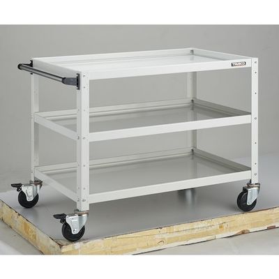 トラスコ中山 TRUSCO ツールワゴン バーディワゴン 900X600XH740 ウレタン車輪 ホワイト BDW-793U-W 1台（直送品）