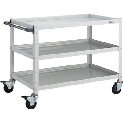 トラスコ中山 TRUSCO ツールワゴン バーディワゴン 900X600XH740 3段 ホワイト BDW-793-W 1台（直送品）