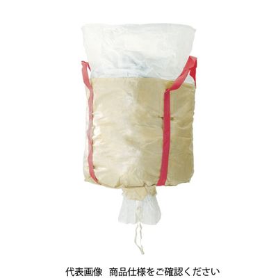 トラスコ中山 TRUSCO コンテナバック ベルト赤 2型 排出口あり エコノミータイプ TCB-2E-RD 1枚 820-6428（直送品）