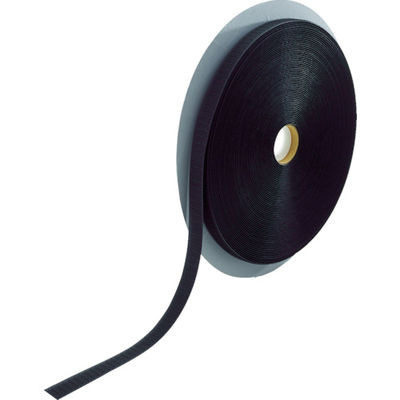 トラスコ中山 TRUSCO マジックテープ 縫製用A側 16mm×25m 黒 TMAH-1625-BK 1巻 799-2637（直送品）