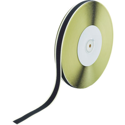 トラスコ中山 TRUSCO マジックテープ[[R下]] 糊付A側 16mm×25m 黒 TMAN-1625-BK 1巻 799-2670（直送品）