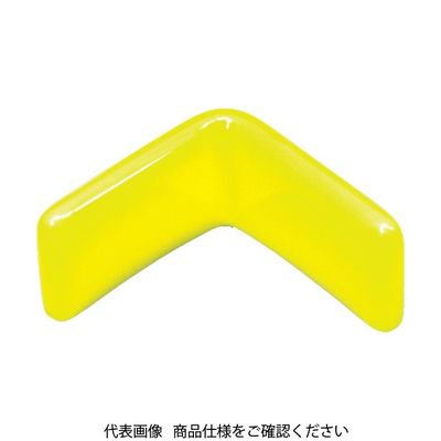 トラスコ中山 TRUSCO アングルカバー50角用 黄 10個入 TVL-50-10-Y 1袋(10個) 781-3554（直送品）