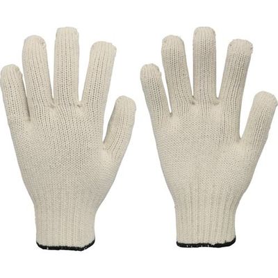 エキヤ産業 福徳 軍手 エコ龍軍手 生成 L 12双組 EG-180 1組(12双) 787-4821（直送品）