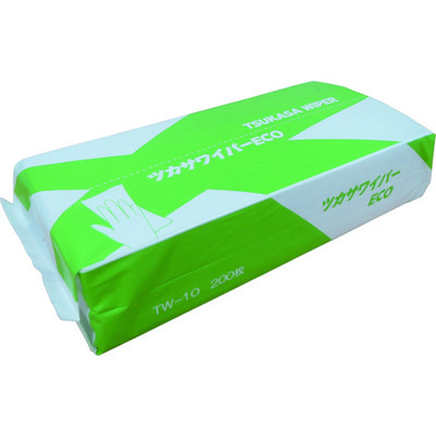 司化成工業 ツカサ ツカサワイパーECO(ペーパータオル)TWー10(再生紙 レギュラー) TW-10 1ケース(8000枚)（直送品）