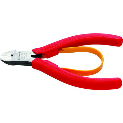 スリーピークス技研 スリーピークス ニッパ(電気・電子用) ミニマイクロニッパ(バネ付) 108mm SM-01 1丁(1本)（直送品）