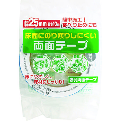 ワタナベ工業 ワタナベ 強弱両面テープ KRー25ー10 1巻 797-3179（直送品）