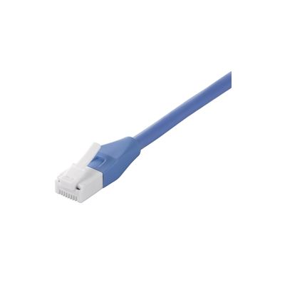 バッファロー ツメの折れないLANケーブル ストレート カテゴリー6 スタンダードタイプ 0.5m ブルー BSLS6NU05BL2（直送品）