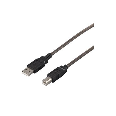 バッファロー USB2.0ケーブル A to B ブラックスケルトン 3m BSUAB230BS 1本（直送品）