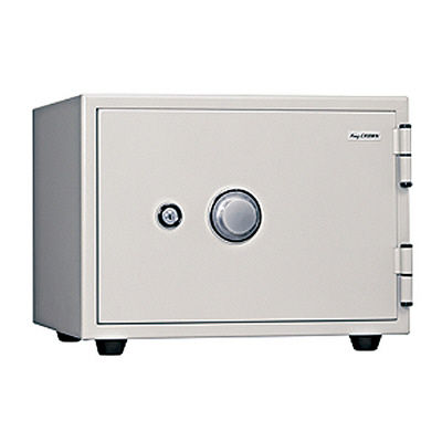 松吉医科器械 麻薬金庫(薬品保管用小型金庫) オフホワイト 775644 1台 23-5667-00（直送品）