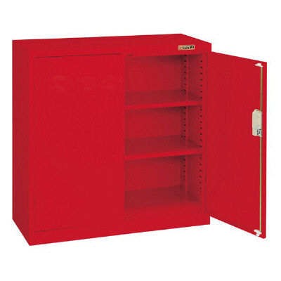 松吉医科器械 危険物保管ロッカー(小) レッド R-330 1台 24-3927-00（直送品）