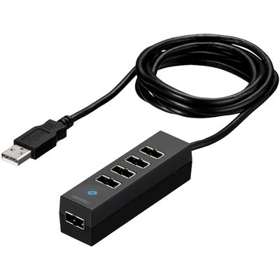 バッファロー どっちもUSBハブ どっちもUSBポート採用USB BSH5UD20BK 1台（直送品）