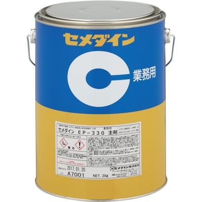 セメダイン エポキシ樹脂系接着剤 EP330主剤 3kg AP-081 1缶（直送品）