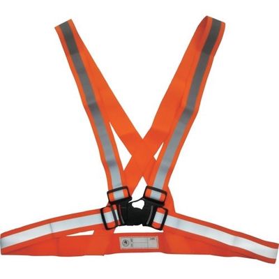 富士手袋工業 富士手袋 伸縮安全テープベスト 蛍光オレンジ 8270-OR 1着 338-2617（直送品）